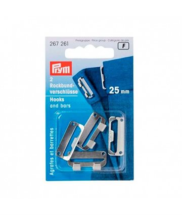 Prym Buksehægter 25 mm sølv